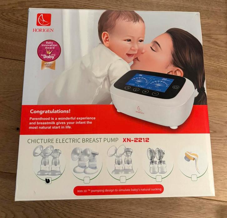 Horigen dubbele elektrische borstkolf, Kinderen en Baby's, Babyvoeding en Toebehoren, Gebruikt, Borstkolf, Ophalen