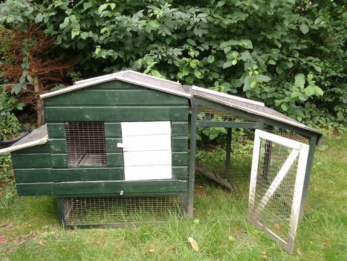 Kippenhok met ren, Dieren en Toebehoren, Pluimvee | Toebehoren, Gebruikt, Kippenhok of Kippenren, Ophalen