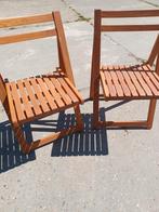 Te koop: 4 nieuwe hardhouten klapstoelen., Ophalen, Nieuw, Hout