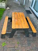 Picknicktafeltje voor kindjes, Tuin en Terras, Picknicktafels, Gebruikt, Rechthoekig, Hout, Ophalen