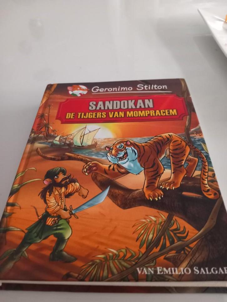 Sandokan: De Tijgers van Mompracem - Geronimo Stilton, Boeken, Kinderboeken | Jeugd | onder 10 jaar, Gelezen, Fictie algemeen
