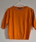 Oranje trui met pofmouwen, Maat 38/40 (M), Oranje, Ophalen of Verzenden, Zo goed als nieuw