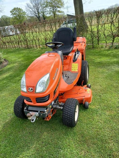 Zitmaaier Kubota GR 2100 - ll  4 WD, Tuin en Terras, Grasmaaiers, Gebruikt, 50 cm of meer, Cirkelmaaier, Elektrische starter, Opvangzak