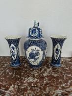 Vazenset Delfts Blauw door Boch, Antiek en Kunst, Ophalen