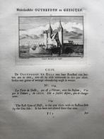 114 / Delft de Oostpoort Kopergravure 1732, Antiek en Kunst, Ophalen of Verzenden