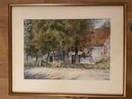 Schilderij A.K. Vogelaar. Aquarel., Ophalen
