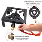Outdoor Wok/Industrie Brander, Verzenden, Deze industrie/wok brander is een must voor uw buiten koken. Geweldig voor backpackers, kampeerders, wandelaars, jagers, etc.  Kenmerken: Gemaakt van hoogwaardig ijzermateriaal, stevig en sterk, langdurige duurzaamheid. Fijne afstelling vlamregeling, nauw