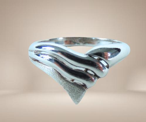Zeldzame MOSER&PFEIL modernistische design ring M17,3!, Sieraden, Tassen en Uiterlijk, Ringen, Zo goed als nieuw, Dame of Heer