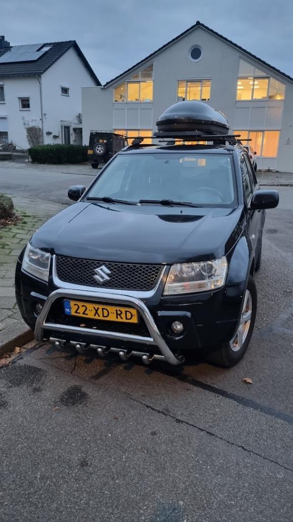 Suzuki Grand Vitara 2.0 5D 2007 Zwart, Auto's, Suzuki, Particulier, Grand Vitara, 4x4, ABS, Adaptive Cruise Control, Airbags, Android Auto