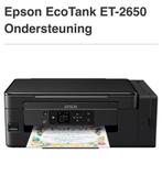 Epson EcoTank ET-2650 All-in-One Printer, Computers en Software, Printers, Gebruikt, Inkjetprinter, All-in-one, Kleur printen