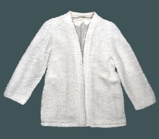 Teddyjas wit maat 36 Gevoerd Nieuwstaat Incl. 2 ceintuurs, Kleding | Dames, Jassen | Winter, Ophalen of Verzenden, Zo goed als nieuw