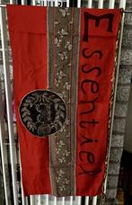Essentiel Antwerp sjaal kleur brik-rood, wol, katoen, zijde., Essentiel Antwerp, Verzenden, Zo goed als nieuw, Sjaal