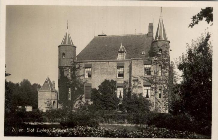 Zuilen Slot Zuijlen Zijgevel uitg Costerus, Verzamelen, Ansichtkaarten | Nederland, Ongelopen, Utrecht, 1920 tot 1940, Verzenden