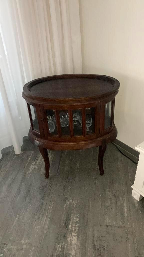 Servies kast of thee kastje. Bruin, Antiek en Kunst, Antiek | Meubels | Kasten, Ophalen