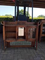 Vitrinekast / hangkast / buffetkast / opzet kast / eikenhout, Huis en Inrichting, Kasten | Vitrinekasten, Ophalen, 100 tot 150 cm