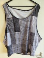 Tanktop 6XL zwart grijs poly, Kleding | Heren, Grote Maten, Ophalen of Verzenden, Nieuw, Grijs, Shirt