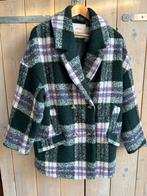 Kort geruite jas van Sissy Boy, maat 36/38, kleur groen,wit, Ophalen of Verzenden, Zo goed als nieuw, Maat 36 (S), Groen