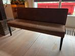 Be Pure Eetkamerbankje - Bruin/Cognac - 154cm, Ophalen, Gebruikt, 125 cm of meer, Leer