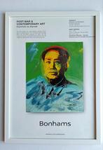 Andy Warhol Pop Art Bonhams affiche Mao, Verzamelen, Ophalen of Verzenden, Tijdschrift