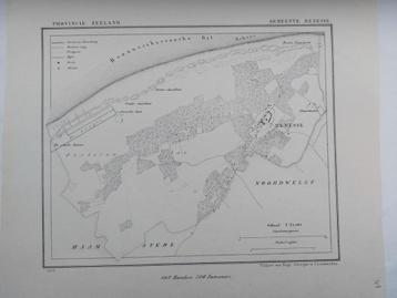 43 / Renesse Zeeland Litho uit 1866 van J. Kuyper beschikbaar voor biedingen