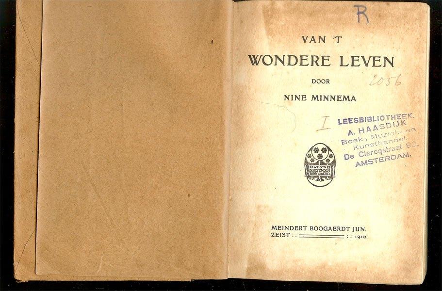 Leesbibliotheek - Nine Minnema - Van 't wondere leven., Ophalen of Verzenden, Gelezen