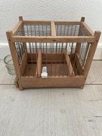 Brocante vogel kooitje. Mooi ter decoratie of voor gebruik, Antiek en Kunst, Ophalen of Verzenden