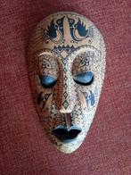 Handgemaakte Masker met Vogelmotieven, Antiek en Kunst, Ophalen of Verzenden