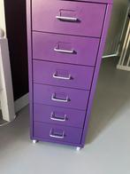 Helmer ikea ladekast paars., Huis en Inrichting, Ophalen, 50 tot 100 cm, Zo goed als nieuw, 3 of 4 laden
