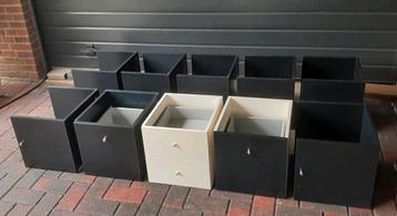 Deurinzet en ladekastjes voor ikea Kallax Vakkenkast  beschikbaar voor biedingen
