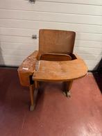 Oude schoolstoel met tafeltje, Antiek en Kunst, Antiek | Meubels | Stoelen en Banken, Ophalen