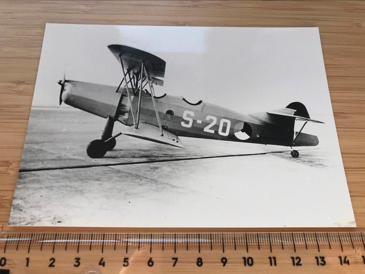 Fokker S.IX les Vliegtuig Kon Marine Foto MLD Luchtvaart, Verzamelen, Luchtvaart en Vliegtuigspotten, Zo goed als nieuw, Kaart, Foto of Prent