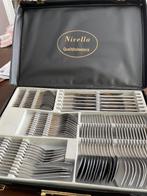 Nivella Solingen 99 delige relief verguld bestek, Huis en Inrichting, Keuken | Bestek, Ophalen, Zo goed als nieuw, Rvs of Chroom