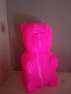 Gummy bear beeld 3d print roze, Huis en Inrichting, Woonaccessoires | Kandelaars en Kaarsen, Ophalen of Verzenden, Zo goed als nieuw