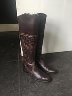 Peter Kaiser croco leren laarzen bruin 36, Peter Kaiser, Hoge laarzen, Bruin, Nieuw