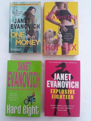 4 boeken van Janet Evanovich beschikbaar voor biedingen