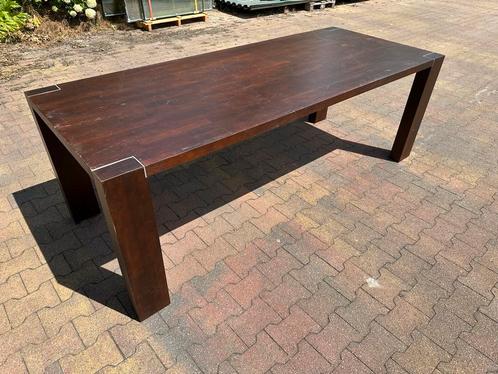 houten Eettafel / Tuintafel, Huis en Inrichting, Tafels | Eettafels, Gebruikt, 100 tot 150 cm, 200 cm of meer, Vijf personen of meer