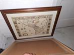 Schilderijen antiek vintage oude landkaart, Ophalen, Minder dan 50 cm, Zo goed als nieuw, Minder dan 50 cm