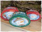 Set van 3 kerstblikken 15x10, 16,5x11 en 18,5x11,5 cm., Failliet, Nieuw, Ophalen of Verzenden, Failliet