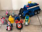 Paw patroll speelgoedset + mega politiewagen met heli, Ophalen, Zo goed als nieuw
