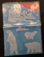 Groot vel kerst raam stickers met sneeuw. Nieuw, Diversen, Kerst, Ophalen of Verzenden, Nieuw