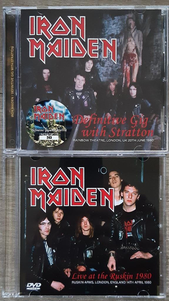Iron Maiden live 1980 Numbered cd/dvd Metallica Kiss Accept, Cd's en Dvd's, Cd's | Hardrock en Metal, Zo goed als nieuw, Verzenden