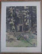 pastel  Adrie Pieck, Antiek en Kunst, Ophalen