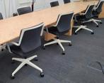 SEDES Bureaustoel 4 voor €65 Per stuk leer op wielen zeer co, Ophalen of Verzenden, Zo goed als nieuw, Zwart, Bureaustoel