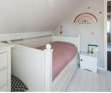 Super degelijk houten kinderbed / meubel creme wit beschikbaar voor biedingen