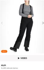 Skibroek Kilpi Elare dames, zwart, maat M, 160 tot 180 cm, Zo goed als nieuw, Kleding, Ophalen