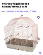 Vogelkooi Voltrega Salmon Mocca Roze 58 cm, Ophalen of Verzenden, Zo goed als nieuw, Metaal, Vogelkooi