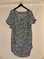 Dames zwart wit panterprint shirt, Ophalen of Verzenden, Zo goed als nieuw, Wit, Korte mouw