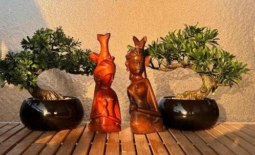 Naakte beelden Bali vrouw vrouw Indonesie zeemeermin, Antiek en Kunst, Kunst | Beelden en Houtsnijwerken, Ophalen of Verzenden