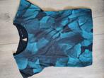 Petrol print shirt xs, Kleding | Dames, T-shirts, Zwart, Ophalen of Verzenden, Zo goed als nieuw, Korte mouw