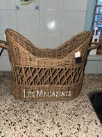 Riviera Maison tijdschriften kranten bak, Gebruikt, Mand, Ophalen of Verzenden, Riet